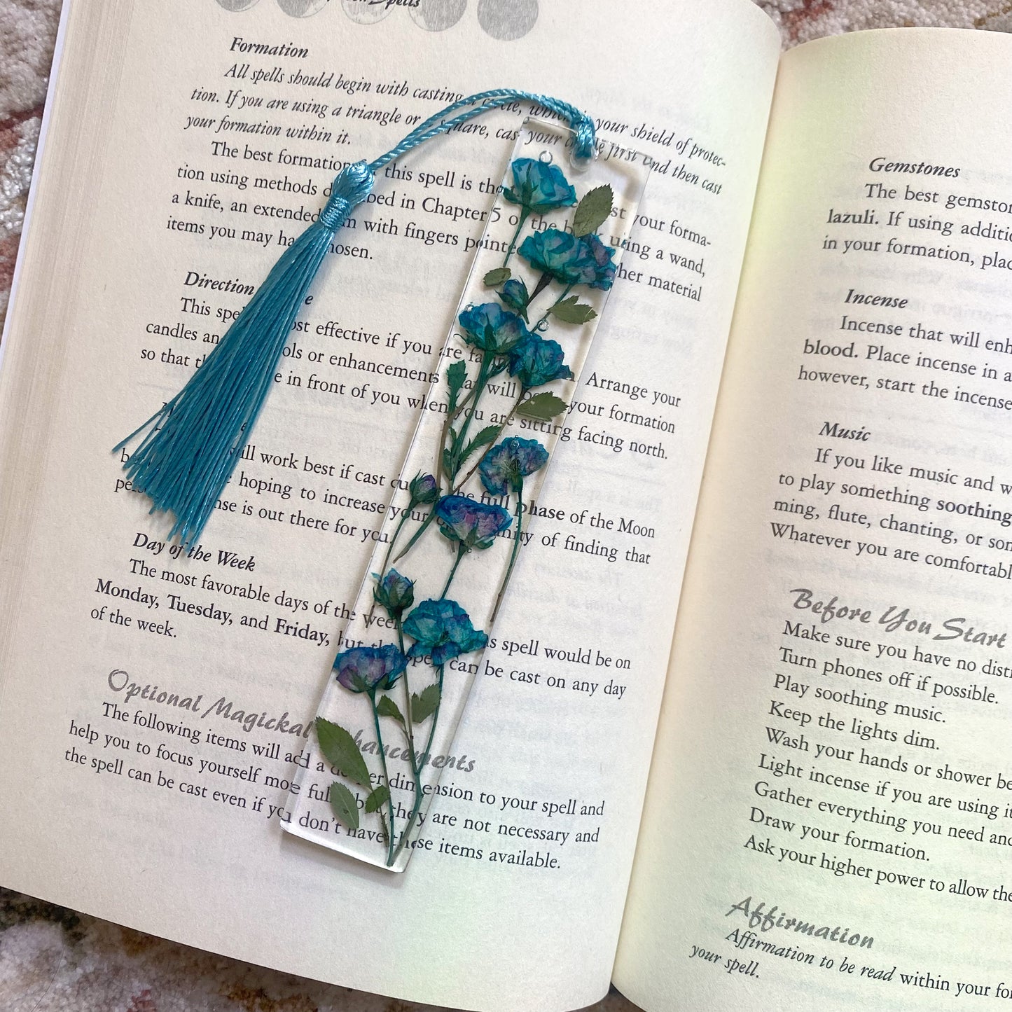 Rosy Blue Dream Bookmark