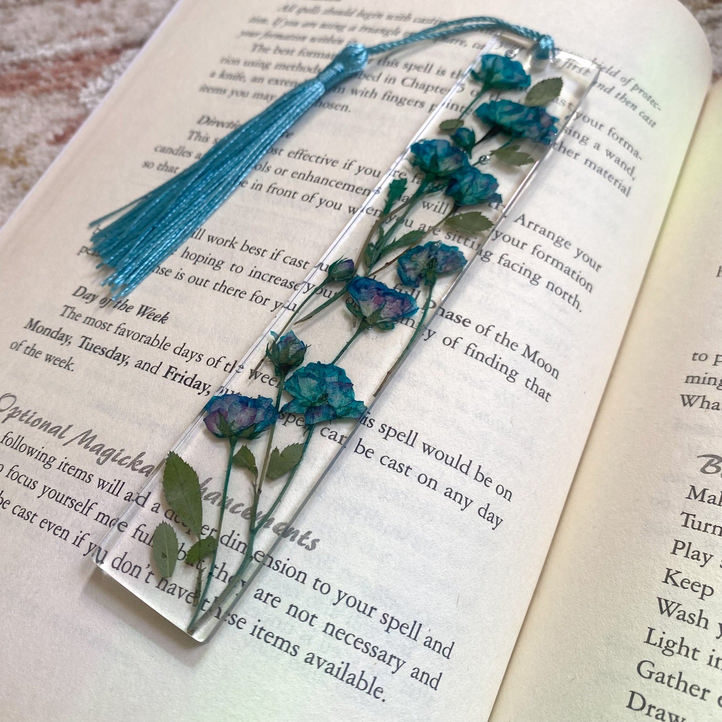 Rosy Blue Dream Bookmark