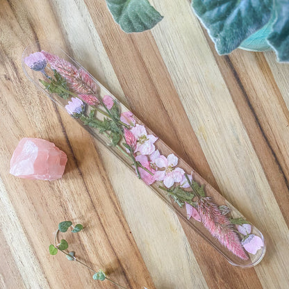 Pink Floral Incense Holder