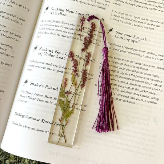 Purple Herbarium Bookmark