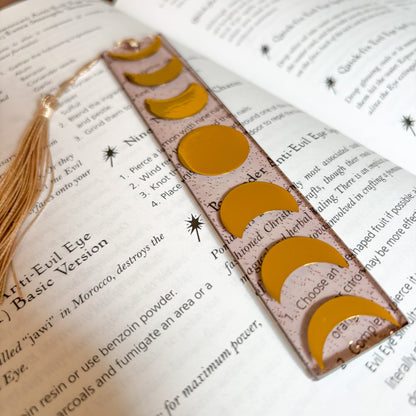 Gold Moon Phase Bookmark