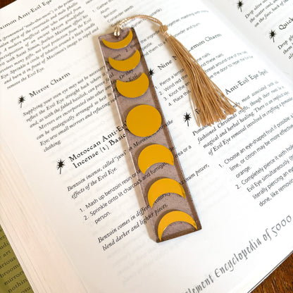 Gold Moon Phase Bookmark