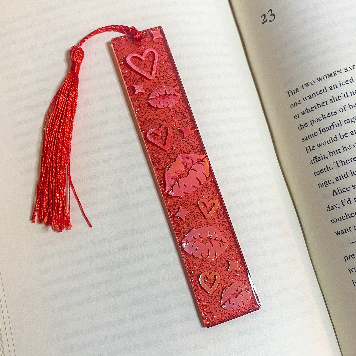 Lipstick Kiss Bookmark